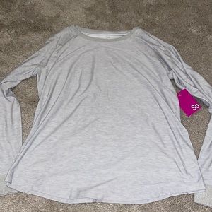 Grey long sleeve top